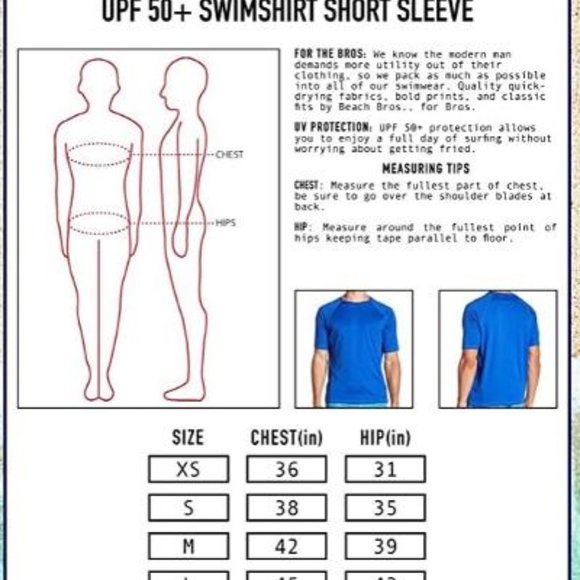 Swim Shirt -Short Sleeve Quick Dry White/Black Med - Picture 4 of 4